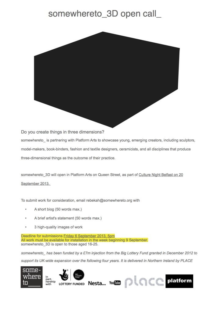 3D open call